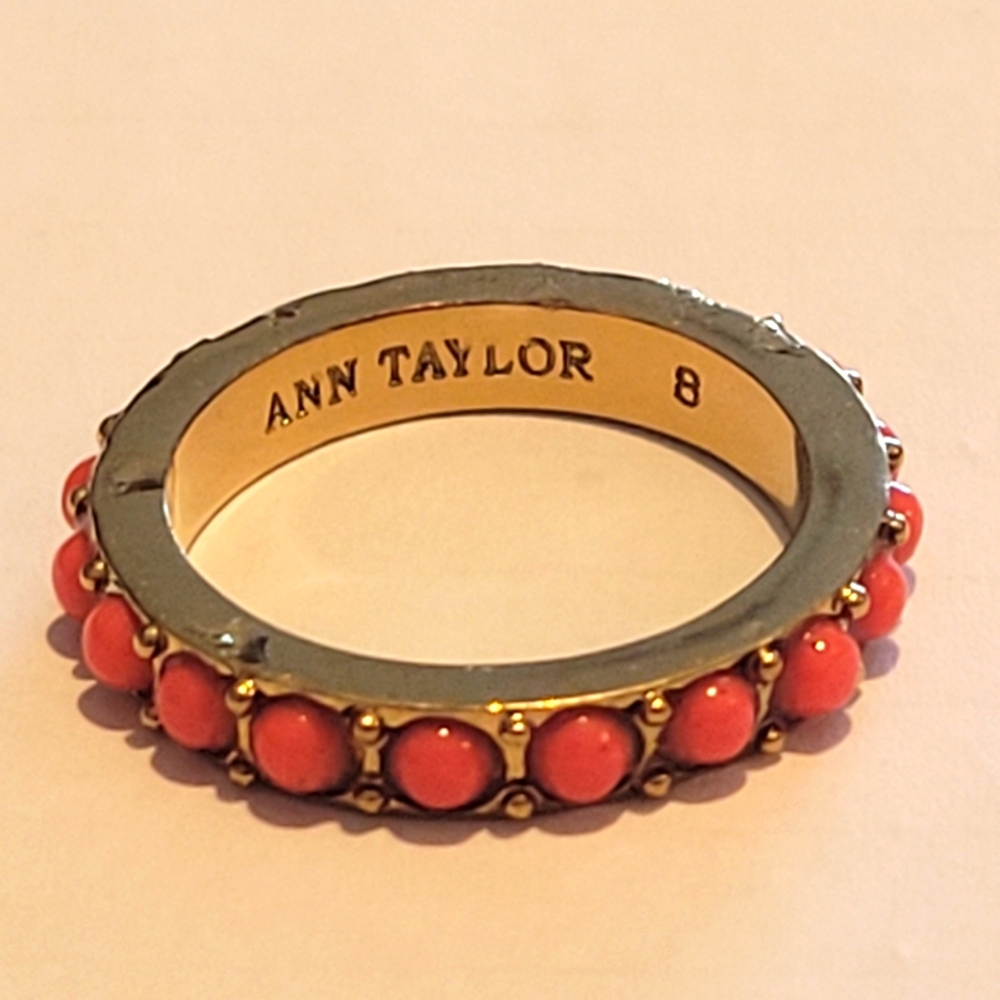 VINTAGE ANN TAYLOR WEDING BAND, SIZE 8.